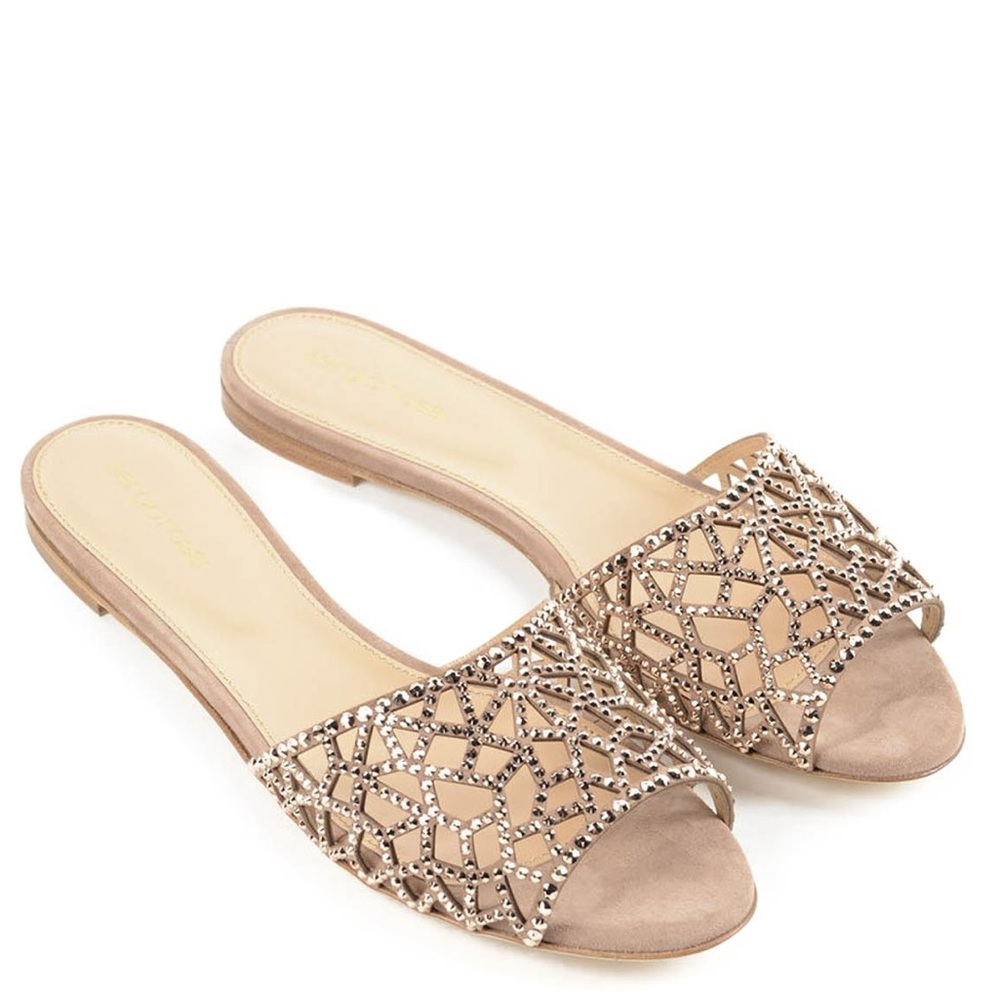 Sergio Rossi Tresor Crystal Sandals